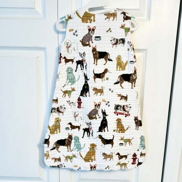 Little Unicorn Cotton Muslin Sleep Bag - Woof - EUC - Size Small - Picture 5 of 8
